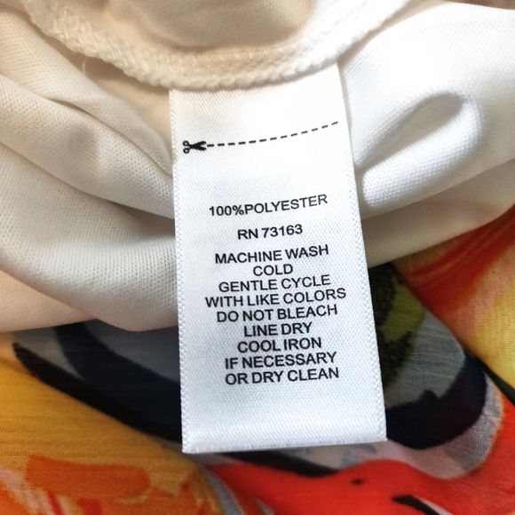 Attached cami/ sheer blouse. - Picture 7 of 10